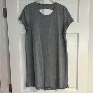 Lululemon Gray Short Sleeve Dress